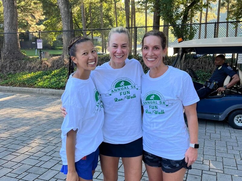 Kristin at Fulton County Schools 5K